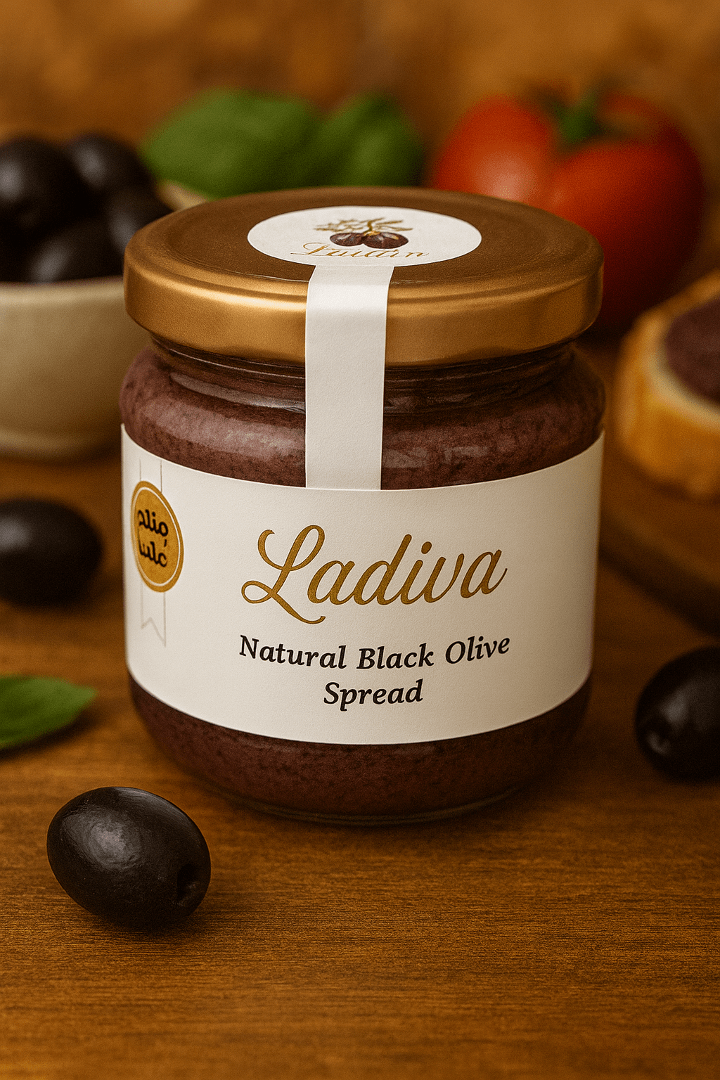Natural Black Olive Spread (Tapenade) 300g