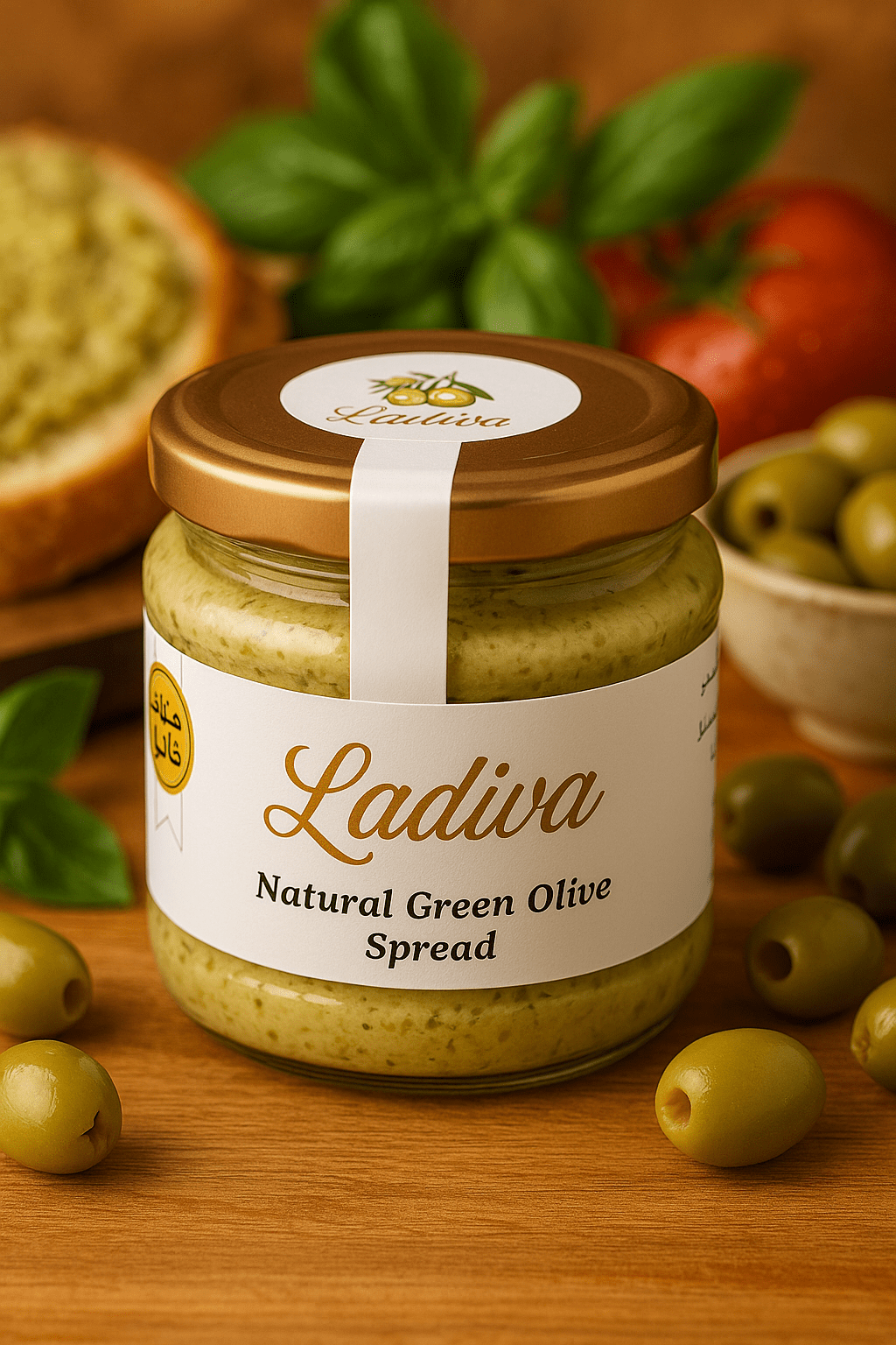 Natural Green Olive Spread (Tapenade) 300g